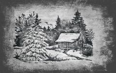 我画冬天 - 描述冬景的作文400字