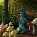 蘑菇伞 - 小学生童话作文400字