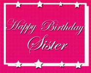 姐姐，祝你生日快乐！